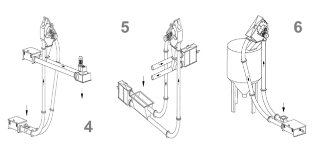 Possible tube and chain configurations 4-6