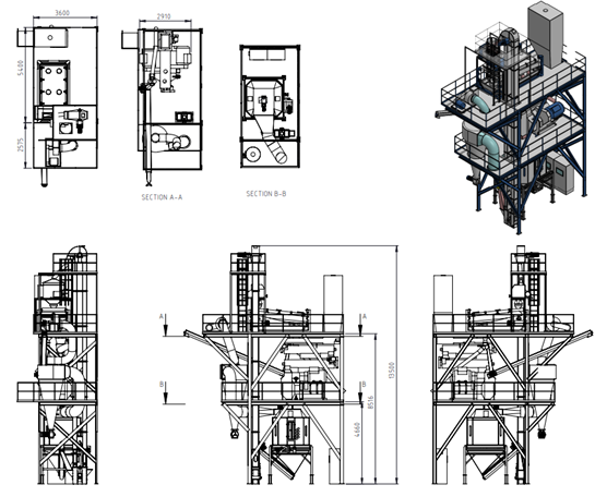 Typical Planning-In Arrangement to suit Process Design nz 1