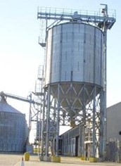 Galvanised Hopper Silo nz