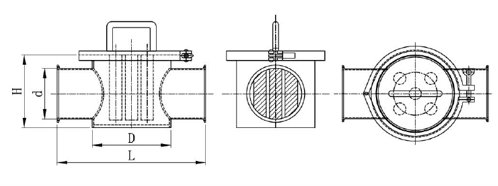 Liquid Magnetic Separator Quick Release Clamp diagram nz