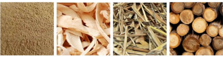 Wood and wood processing residues