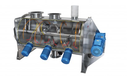 Stainless Steel Single Shaft mixer nz diagram