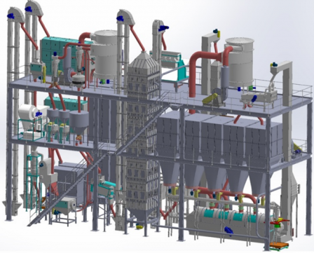 Complete plant processing 3D modelling CAD nz assembly
